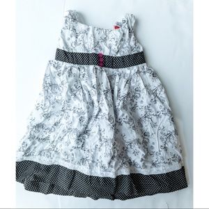 Poney Size 1-2 Black & White Dress